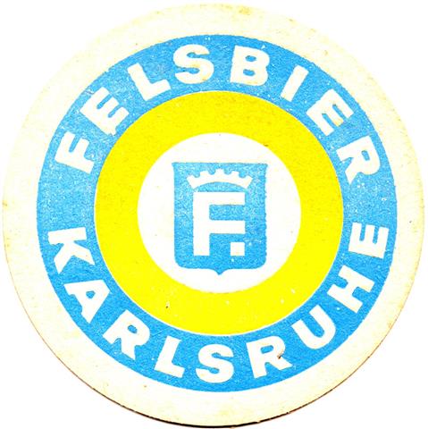 karlsruhe ka-bw fels rund 1a (215-felsbier karlsruhe-blaugelb)